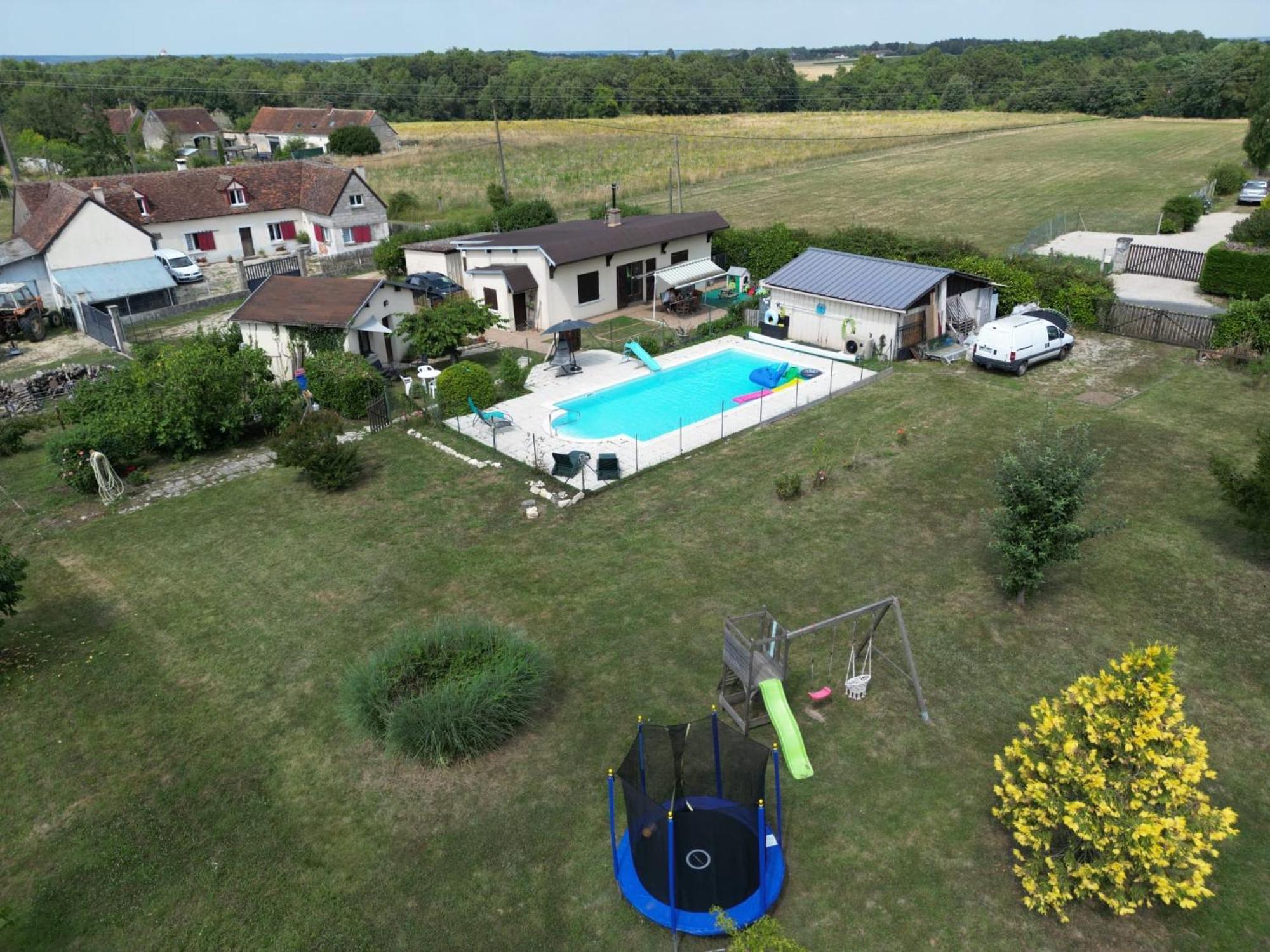 Studio Proche Beauval Et Chateaux De La Loire Francueil Luaran gambar